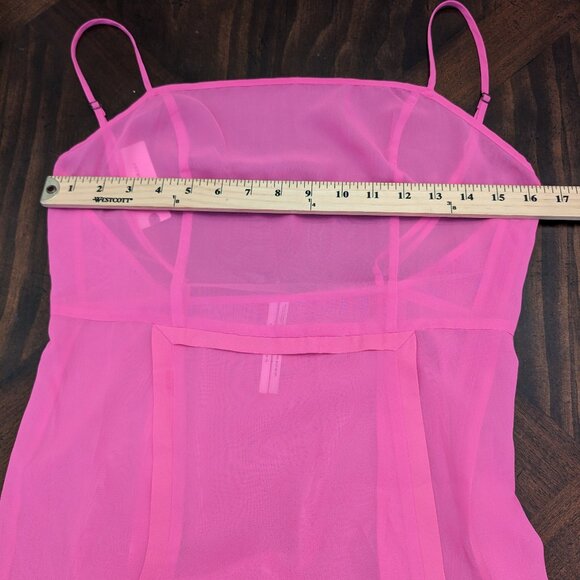 Anthropologie Sheer Paneled Midi Dress - Picture 9 of 11